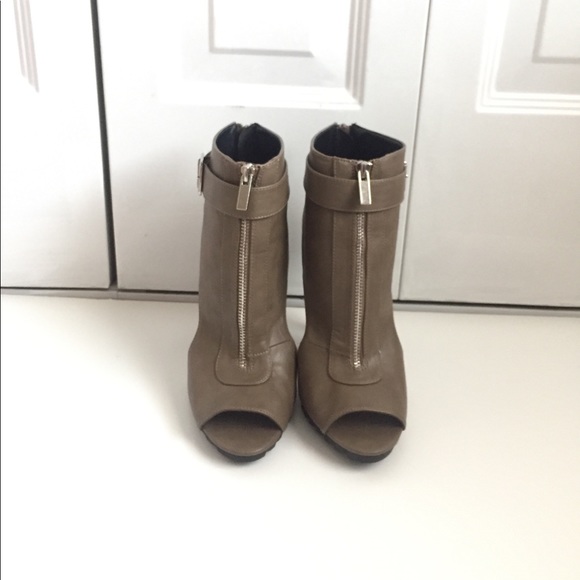 Charlotte Russe Shoes - Olive green booties